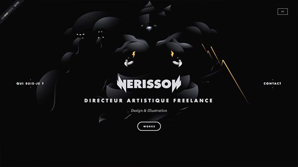 Nerisson 网页设计合理使用动画效果案例