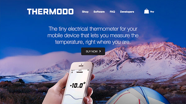 Thermodo 网页设计合理使用动画效果案例